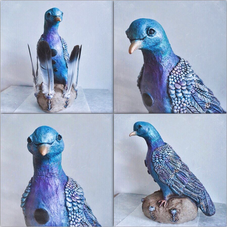 Pigeon sculpture